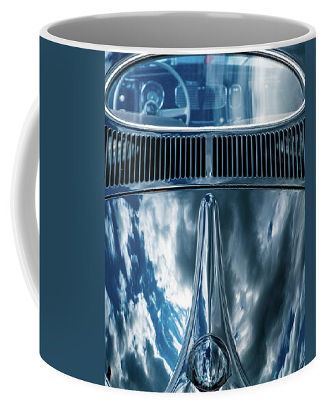 Volkswagen Beetle Coffee Mug featuring the photograph Reflection of the Bug by Scott Wyatt