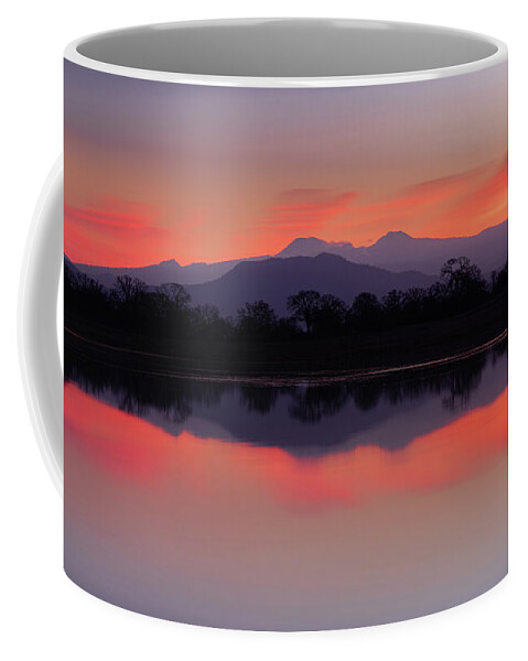 Lake Coffee Mug featuring the photograph Reflective Serenity by Mike Lee