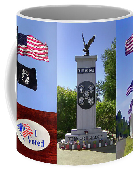 American Coffee Mug featuring the photograph Remember Their Sacrifice by Brian Tada