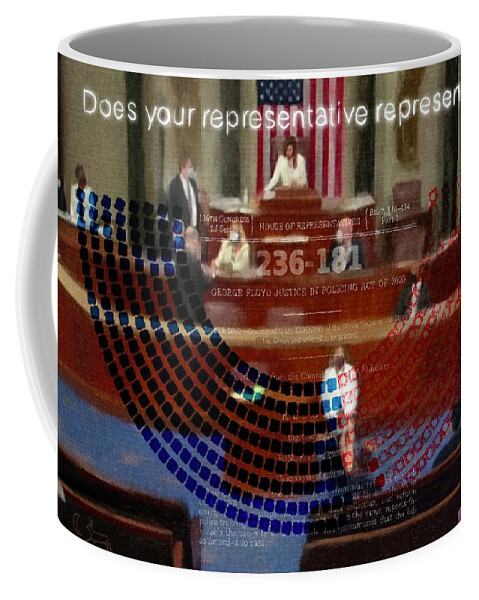  Coffee Mug featuring the digital art Representation by Jason Cardwell