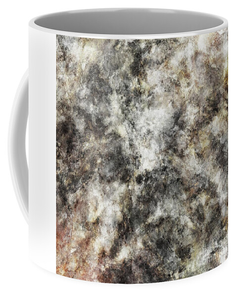 Natural Coffee Mug featuring the digital art Residue by Keith Mills