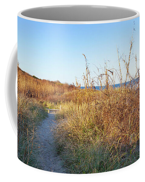 Rest At The Seashore Coffee Mug featuring the photograph Rest at the Seashore by Michelle Constantine