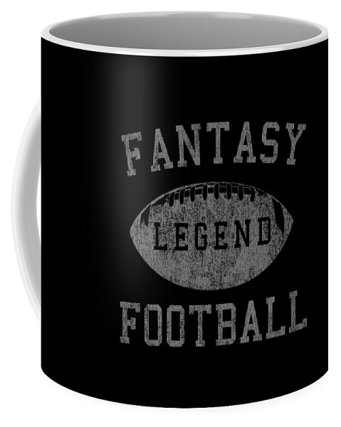 Funny Coffee Mug featuring the digital art Retro Fantasy Football Legend by Flippin Sweet Gear