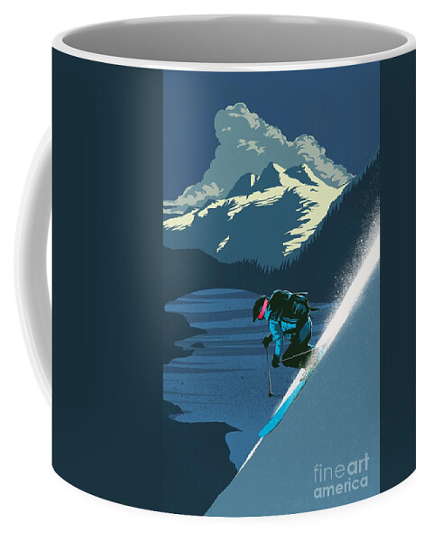  Coffee Mug featuring the painting Revy by Sassan Filsoof