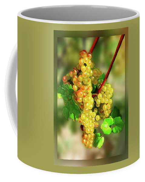 Fruit Coffee Mug featuring the photograph Ripe For The Picking - Chardonnay by Leslie Montgomery