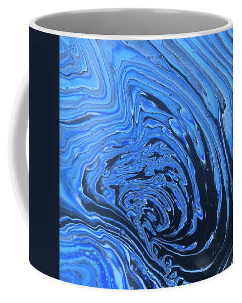Ripple Coffee Mug featuring the painting Ripple effect 2 by Nicole DiCicco