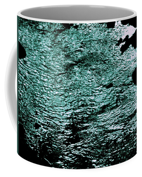 Ripples Coffee Mug featuring the photograph Ripples in the Stream at Twilight by Christopher Reed