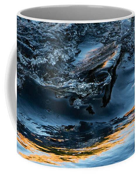 Water Coffee Mug featuring the photograph River Surf Part II by Linda Bonaccorsi