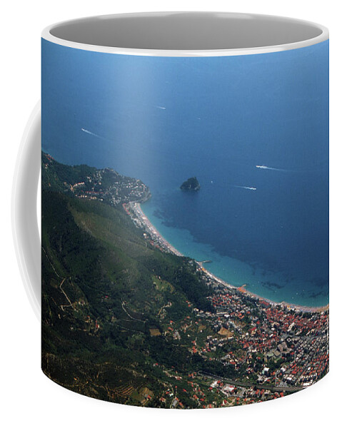 Bergeggi Coffee Mug featuring the photograph Riviera Spotorno Bergeggi Island by Riccardo Mottola