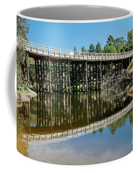 Road Bridge Coffee Mug featuring the photograph Road Bridge, Bridgetown, Western Australia by Elaine Teague
