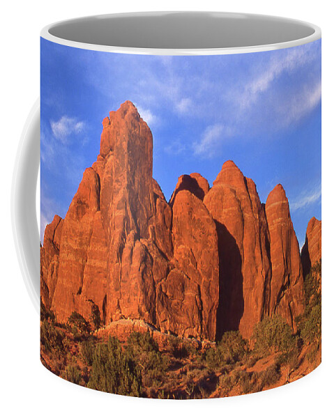Desert Coffee Mug featuring the photograph Roadside Beauty in Utah by Mike McGlothlen