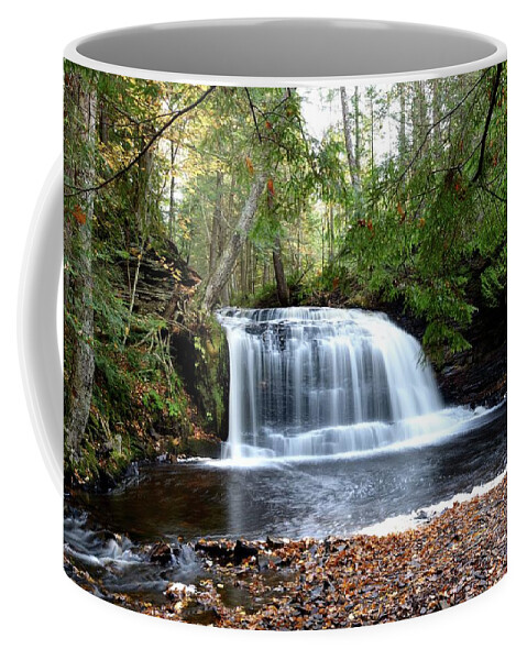 Rock River Falls Coffee Mug featuring the photograph Rock River Falls 2 by Kirk Stanley