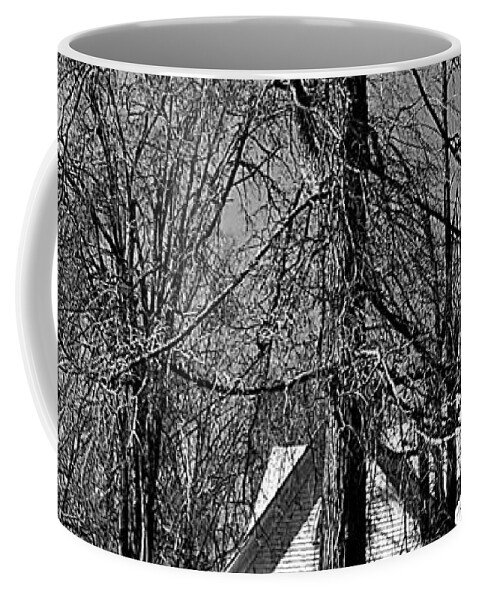 Rockford Coffee Mug featuring the photograph Rockford by Faith BW by Lee Darnell