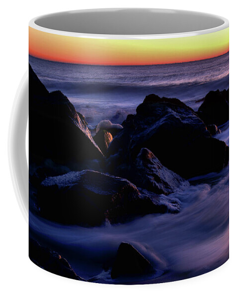 Ocean Coffee Mug featuring the photograph Rocks 5 by Buddy Scott
