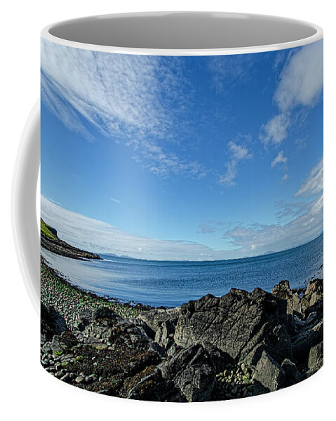 Milovaig Coffee Mug featuring the photograph Rocky Beach at Milovaig by Chris Thaxter