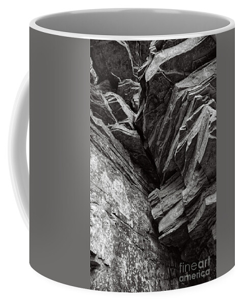 Nature Coffee Mug featuring the photograph Rocky Cliff by Phil Perkins