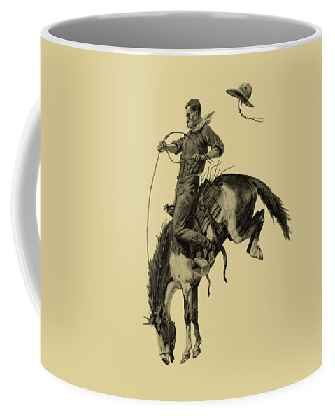 Rodeo Coffee Mug featuring the digital art Rodeo by Madame Memento