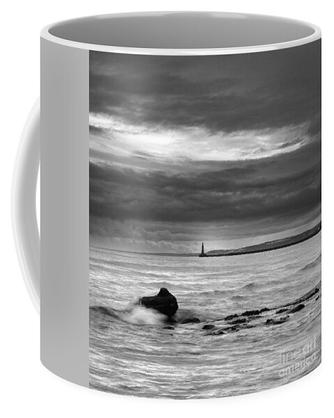 Roker Coffee Mug featuring the photograph Roker Dawn by Bryan Attewell