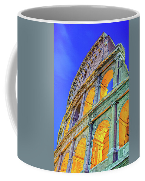Italy Photography Coffee Mug featuring the photograph Roma Colosseo by Marla Brown