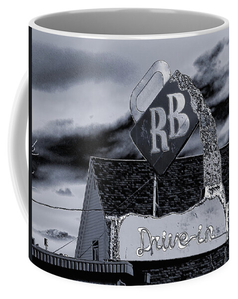 Sign Coffee Mug featuring the photograph Root Beer Drive In Sign by Kae Cheatham