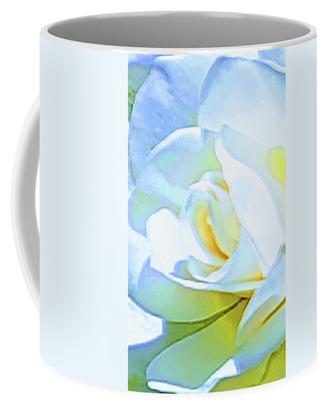 Close Up Of Rose Coffee Mug featuring the photograph Rose of Many Colors by Meghan Gallagher