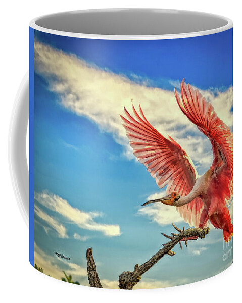 Birds Coffee Mug featuring the photograph Roseate Spoonbill by DB Hayes