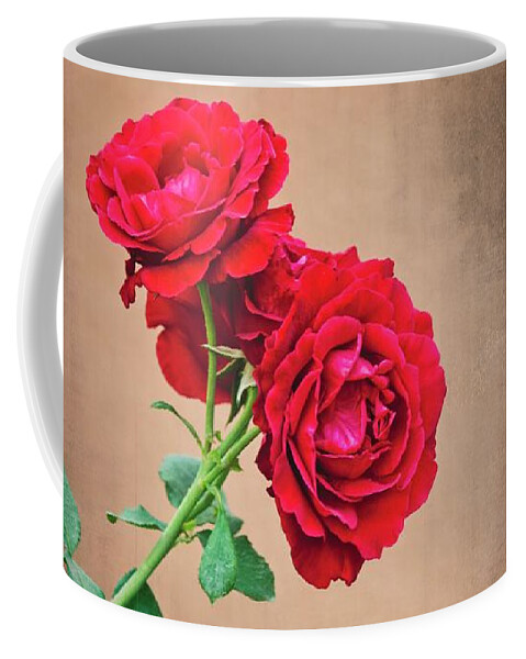 Roses Coffee Mug featuring the photograph Roses Are Red by Carolyn Marshall
