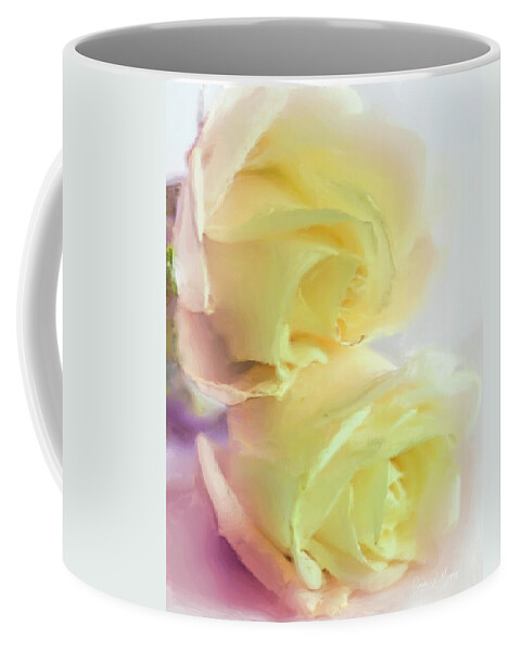 Rose Coffee Mug featuring the photograph Roses Painted by Cordia Murphy