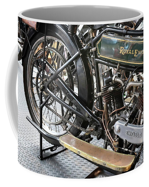 Transportation Coffee Mug featuring the photograph Royal Enfield 3hp, 1914 by Shirley Mitchell