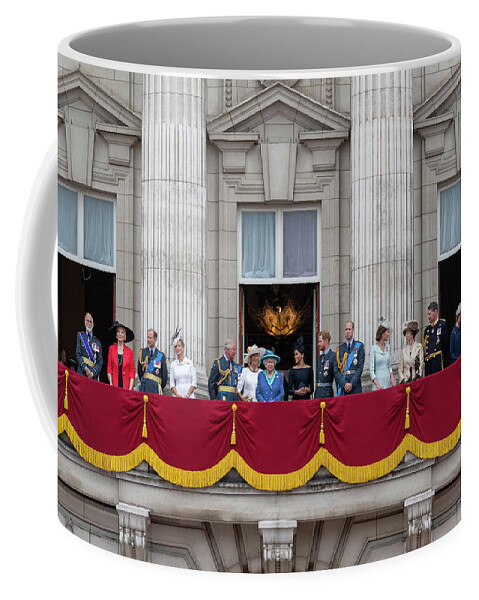 Raf Coffee Mug featuring the photograph Royal Family for RAF 100 by Andrew Lalchan