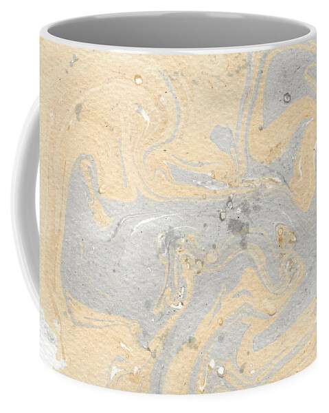 Gold Coffee Mug featuring the painting Royal Swirls by Ali Baucom