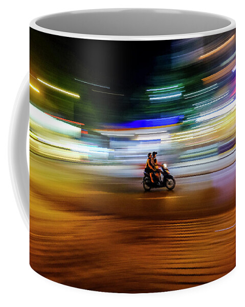 Cai Rang Coffee Mug featuring the photograph Rush Hour in Ho Chi Minh by Arj Munoz