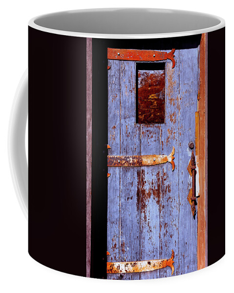 Architecture Coffee Mug featuring the photograph Rustic Doors Windows Palm Springs 0395-100 by Amyn Nasser