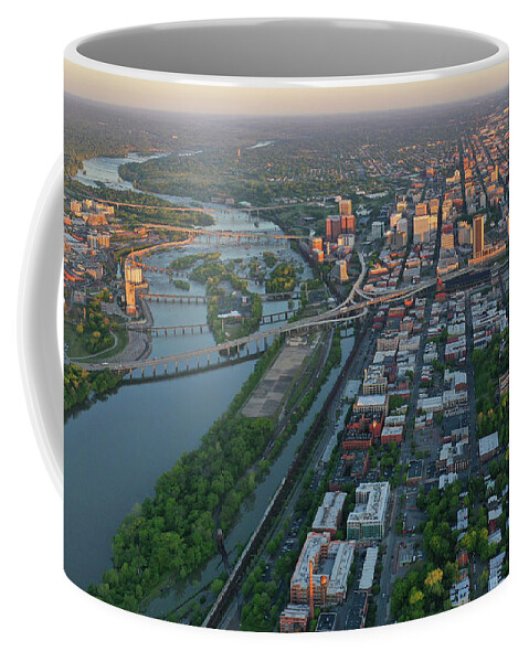 Richmond Coffee Mug featuring the photograph Rva 014 by Richmond Aerials