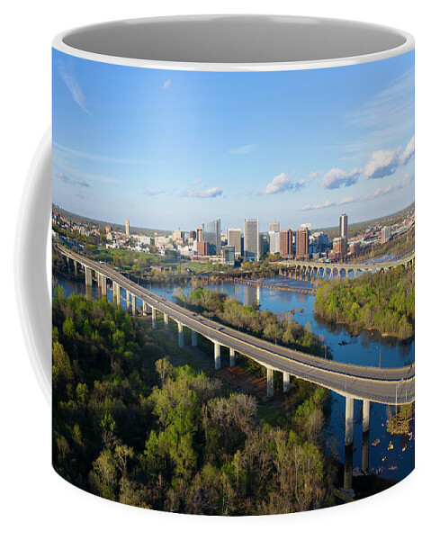 Richmond Coffee Mug featuring the photograph Rva 023 by Richmond Aerials