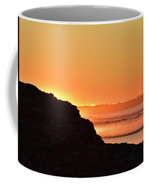 Sunrise Coffee Mug featuring the photograph Sachuest Sunrise II by Nancy De Flon