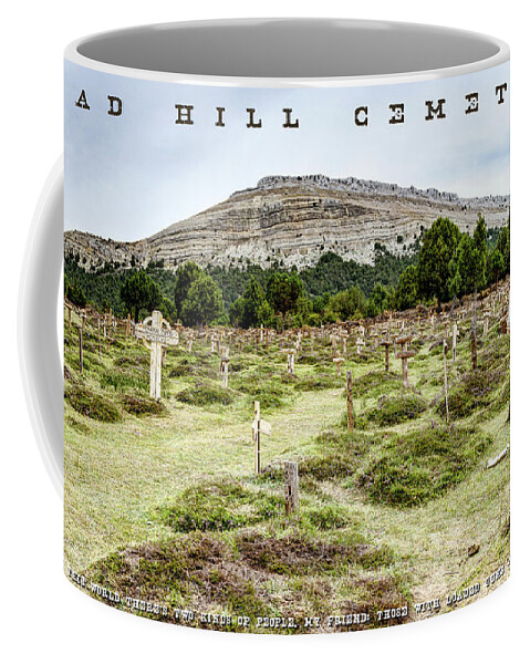 Sad Hill Cemetery Coffee Mug featuring the photograph Sad Hill Cemetery Panorama by Weston Westmoreland