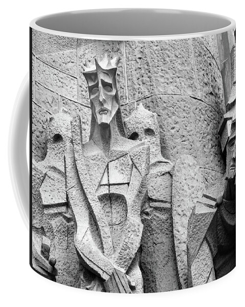 Sagrada Coffee Mug featuring the photograph Los Centinelas Tristes de Sagrada Familia by Joe Schofield