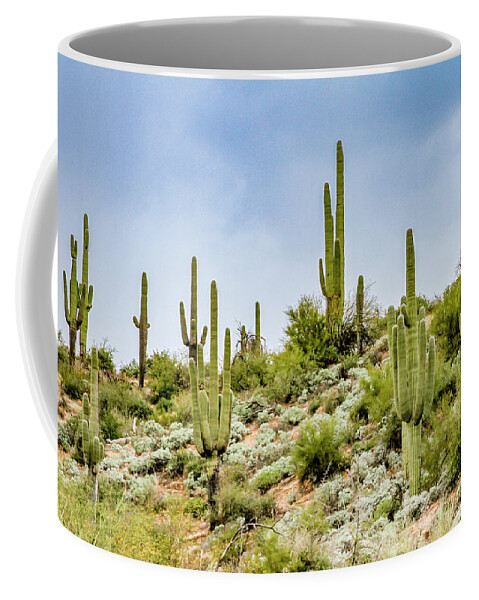 Saguaro Coffee Mug featuring the photograph Saguaro Cactus by Bill Gallagher