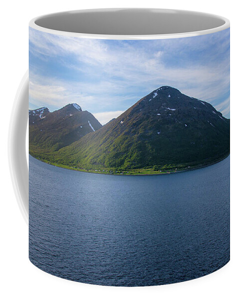 Norway Coffee Mug featuring the photograph Sailing through the Fjords in Norway by Matthew DeGrushe