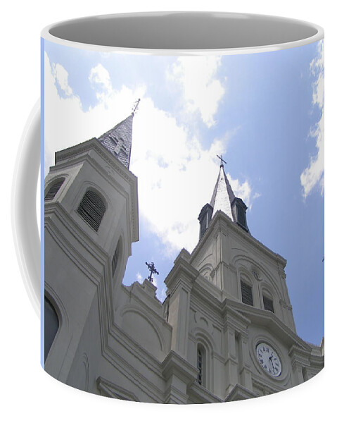 Saint Louis Cathedral Coffee Mug featuring the photograph Saint Louis Cathedral by Heather E Harman