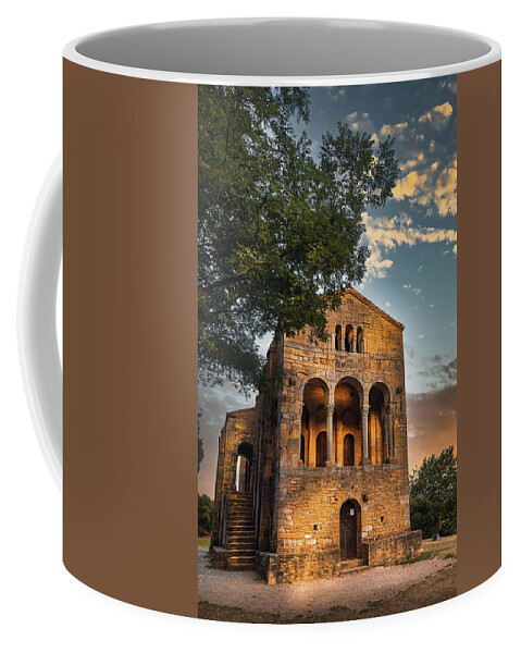Stone Church Coffee Mug featuring the photograph Saint Mary of Naranco by Micah Offman