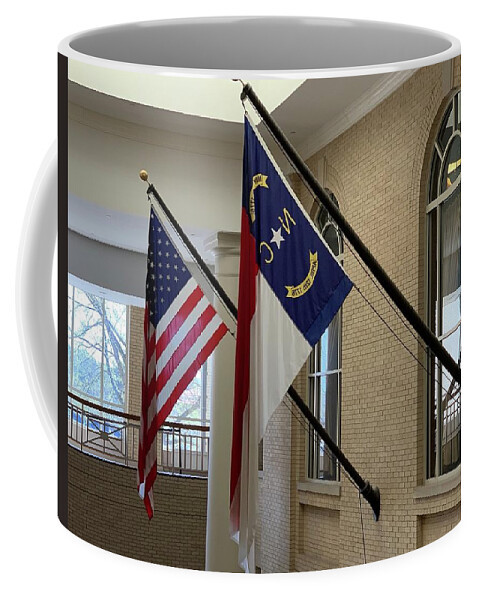 Flag Coffee Mug featuring the photograph Salute by Lee Darnell