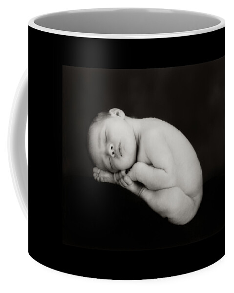 Black & White Coffee Mug featuring the photograph Sam Sleeping by Anne Geddes