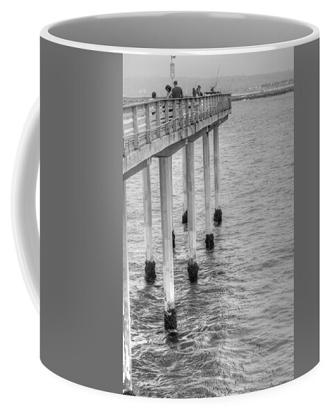 San Diego Coffee Mug featuring the photograph San Diego Pier by Bill Hamilton