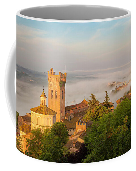 San Miniato Coffee Mug featuring the photograph San Miniato Dawn by Brian Jannsen