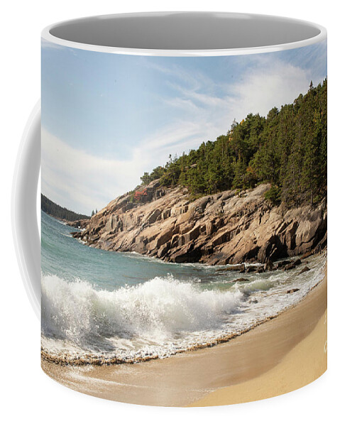Sand Beach Coffee Mug featuring the photograph Sand Beach by Grace Grogan