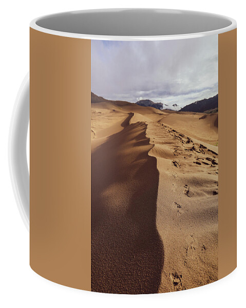 Mountain Coffee Mug featuring the photograph Sand Dune Dayz in color by Go and Flow Photos