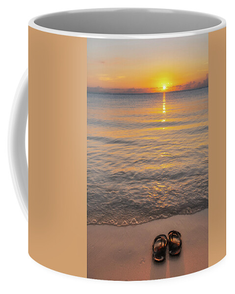 Dominican Republic Coffee Mug featuring the photograph Sandals at Sunrise by Darren White