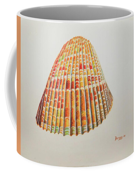 Top Seller Coffee Mug featuring the painting Sanibel Shell by Dorsey Northrup